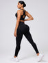 Round Neck Wide Strap Tank and Leggings Active Set - Odaingerous